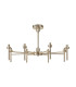 Baldwin 84cm Telescopic/Semi Flush 8 x G9 French Gold/Smoked/Clear Type H Shade-9
