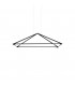 LED Decorative Ceiling Pendant Matt Black 120cm 5200lm 3000K - 1