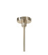 Baldwin 78cm Telescopic/Semi Flush Curved Cone Glass (U) 8 Light G9 French Gold/Iridescent/Opal-5