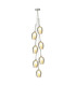 Baldwin 36cm Cluster Pendant 1.5m 7 x G9 Polished Chrome/Smoke/Frosted Type D Shade-1