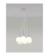 Baldwin 42cm Cluster Pendant 1.5m 7 x G9 Polished Chrome/Frosted Type G Shade-3