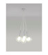 Baldwin 42cm Cluster Pendant 1.5m 7 x G9 Polished Chrome/Clear/Frosted Type G Shade-3