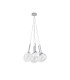 Baldwin 42cm Cluster Pendant 1.5m 7 x G9 Polished Chrome/Clear/Frosted Type G Shade-4