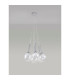 Baldwin 42cm Cluster Pendant 1.5m 7 x G9 Polished Chrome/Clear/Frosted Type G Shade-11