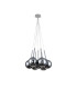 Baldwin 42cm Cluster Pendant 1.5m 7 x G9 Polished Chrome/Chrome/Frosted Type G Shade-5