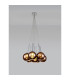 Baldwin 42cm Cluster Pendant 1.5m 7 x G9 Polished Chrome/Copper/Frosted Type G Shade-3