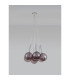 Baldwin 42cm Cluster Pendant 1.5m 7 x G9 Polished Chrome/Smoked/Frosted Type G Shade-12