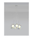 Baldwin 42cm Cluster Pendant 1.5m 7 x G9 Polished Chrome/Iridescent/Frosted Type G Shade-3
