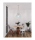 Baldwin 42cm Cluster Pendant 1.5m 7 x G9 Polished Chrome/Iridescent/Frosted Type G Shade-4