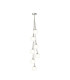 Baldwin 36cm Cluster Pendant 1.5m 7 x G9 Polished Chrome/Frosted/Clear Type M Shade-1