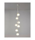 Baldwin 36cm Cluster Pendant 1.5m 7 x G9 Polished Chrome/Frosted/Clear Type M Shade-3