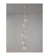 Baldwin 36cm Cluster Pendant 1.5m 7 x G9 Polished Chrome/Frosted/Clear Type M Shade-11