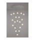 Baldwin Oval Multiple Pendant 2m Curved Cone Glass (U) 19 Light G9 Polished Chrome/Iridescent/Opal-3