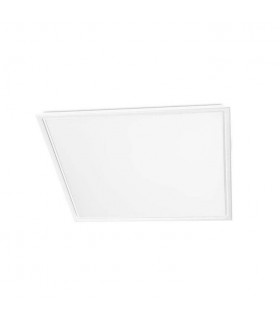 LED Square Recessed Downlight Panel Matt White 59.5cm 4375lm 3000K IP40 - 1