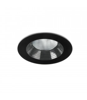 Outdoor LED Recessed Downlight Black 8cm 695lm 3000K IP65 - 1