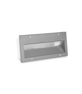 Outdoor LED Recessed Wall Light Micenas LED Grey 25.5cm 648lm 3000K IP65 - 1