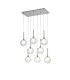 Baldwin Rectangle Multiple Pendant 2m 8 x G9 Polished Chrome/Clear/Frosted Type G Shade-1