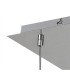 Baldwin Rectangle Multiple Pendant 2m 8 x G9 Polished Chrome/Smoked/Frosted Type G Shade-6