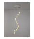Baldwin 57cm Round Multiple Pendant 2.5m 13 x G9 Polished Chrome/Smoke/Frosted Type D Shade-3