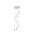 Baldwin 57cm Round Multiple Pendant 2.5m 13 x G9 Polished Chrome/Frosted/Clear Type M Shade-1