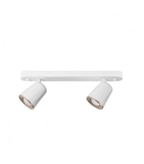 LED Twin Spotlight White Matt Copper 1620lm 3000K - 1