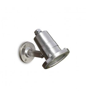 Outdoor Single Spotlight Polished 1x Gu5.3 IP68 (1m) - 1