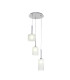 Baldwin 35cm Round Pendant 2m 3 x G9 Polished Chrome/Frosted Type A