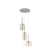 Baldwin 35cm Round Pendant 2m 3 x G9 Polished Chrome/Cognac Type A