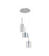 Baldwin 35cm Round Pendant 2m 3 x G9 Polished Chrome/Iridescent Type A