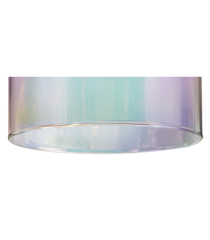 Baldwin 35cm Round Pendant 2m 3 x G9 Polished Chrome/Iridescent Type A