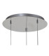 Baldwin 35cm Round Pendant 2m 3 x G9 Polished Chrome/Copper Type A