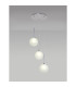 Baldwin 34cm Round Pendant 2m 3 x G9 Polished Chrome/Frosted Type G Shade-3