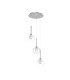 Baldwin 34cm Round Pendant 2m 3 x G9 Polished Chrome/Clear/Frosted Type G Shade-4