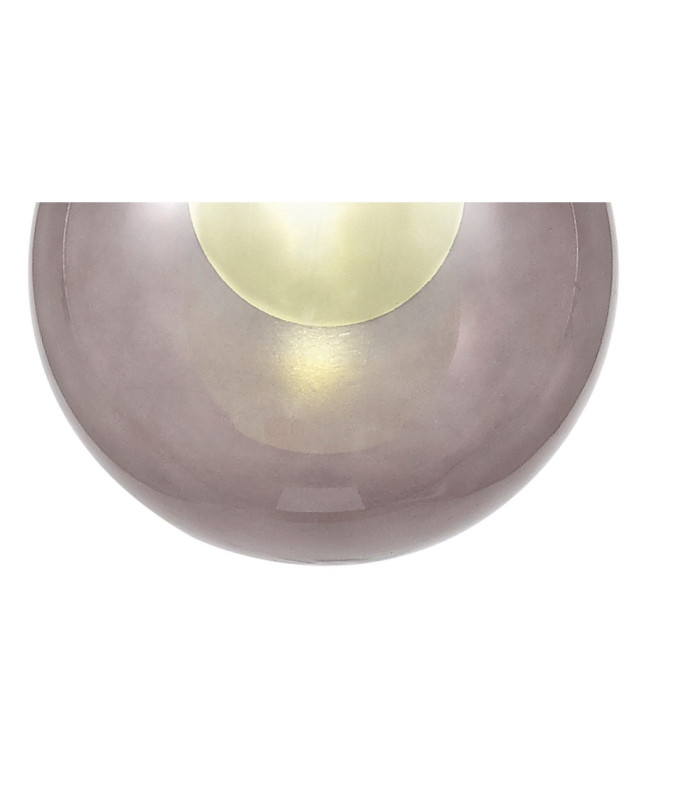 Baldwin 44cm Round Pendant 2.5m 6 x G9 French Gold/Smoked/Frosted Type G Shade-7