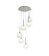 Baldwin 44cm Round Pendant 2.5m 6 x G9 Polished Chrome/Frosted Type G Shade-1