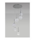 Baldwin 44cm Round Pendant 2.5m 6 x G9 Polished Chrome/Frosted Type G Shade-10