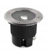 Outdoor LED Recessed Ground Uplight Stainless Steel Polished 12.5cm 522lm 3000K IP67 - 1