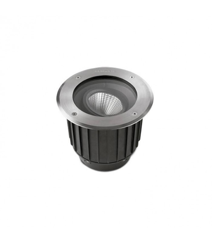 Outdoor LED Recessed Ground Uplight Stainless Steel Polished 12.5cm 995lm 2700K IP67 - 1