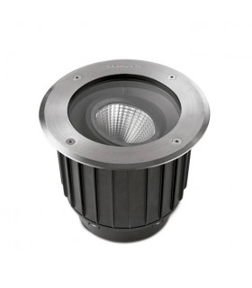 Outdoor LED Recessed Ground Uplight Stainless Steel Polished 22.3cm 2815lm 2700K IP67 - 1