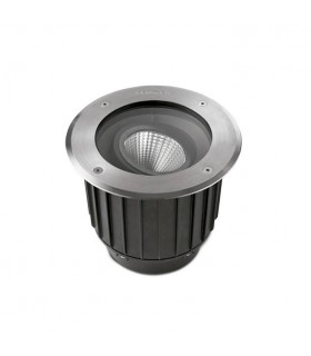 Outdoor LED Recessed Ground Uplight Stainless Steel Polished 1950lm 2700K IP67 - 1