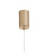 Baldwin 10cm Single Pendant 2m 1 x G9 French Gold/Clear Type A Shade-7