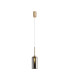 Baldwin 10cm Single Pendant 2m 1 x G9 French Gold/Chrome Type A Shade-4