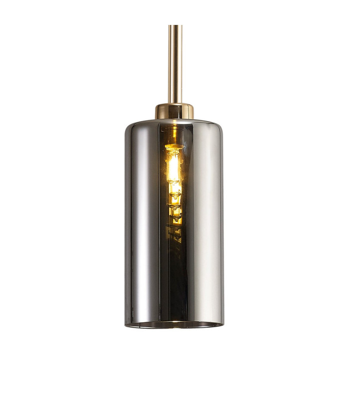 Baldwin 10cm Single Pendant 2m 1 x G9 French Gold/Chrome Type A Shade-6