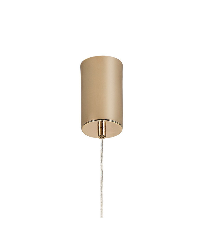 Baldwin 10cm Single Pendant 2m 1 x G9 French Gold/Chrome Type A Shade-7