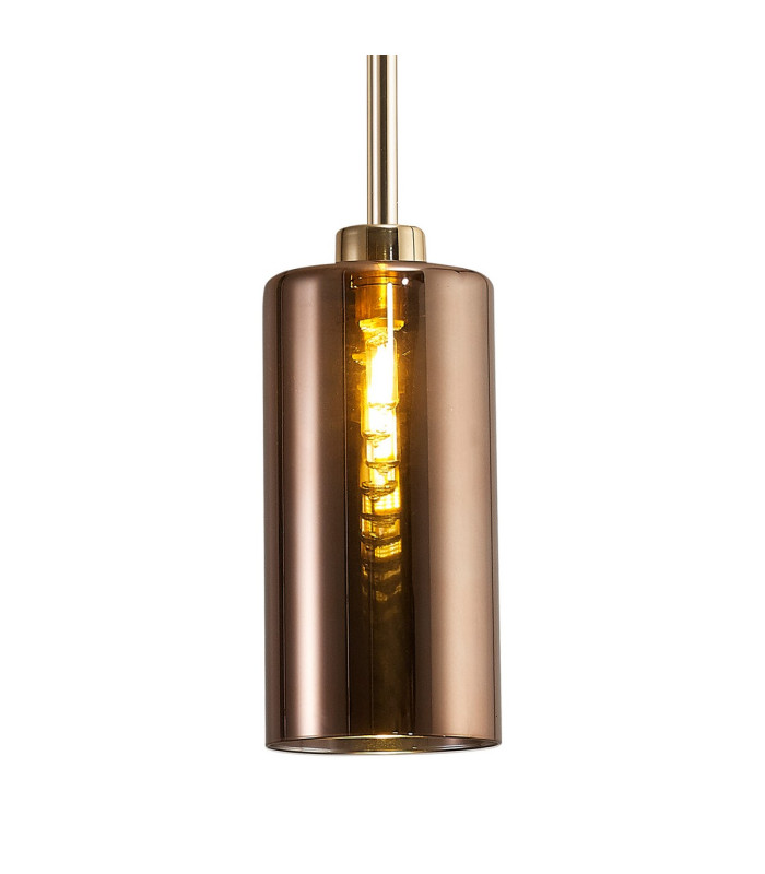 Baldwin 10cm Single Pendant 2m 1 x G9 French Gold/Copper Type A Shade-6