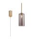 Baldwin 10cm Single Pendant 2m 1 x G9 French Gold/Smoked Type A Shade-1