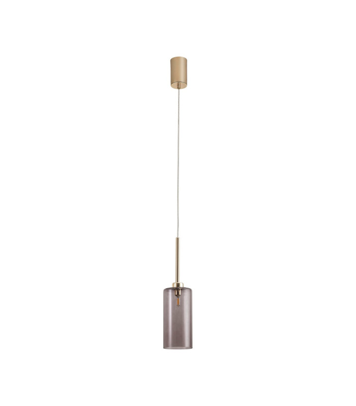 Baldwin 10cm Single Pendant 2m 1 x G9 French Gold/Smoked Type A Shade-5