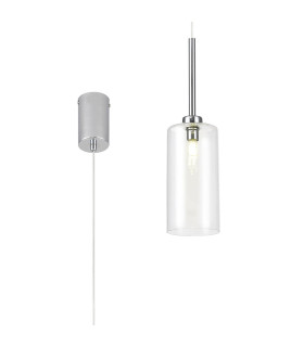 Baldwin 10cm Single Pendant 2m 1 x G9 Polished Chrome/Clear Type A Shade-1
