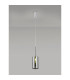 Baldwin 10cm Single Pendant 2m 1 x G9 Polished Chrome/Chrome Type A Shade-3