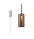 Baldwin 10cm Single Pendant 2m 1 x G9 Polished Chrome/Copper Type A Shade-1